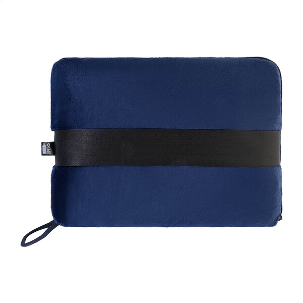 2In1 Travel Blanket And Pillow Napwrap - Dark Blue