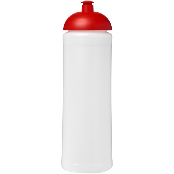 Sportovní láhev s kupolovitým víčkem Baseline® Plus 750 ml - Průhledná / Červená s efektem námrazy