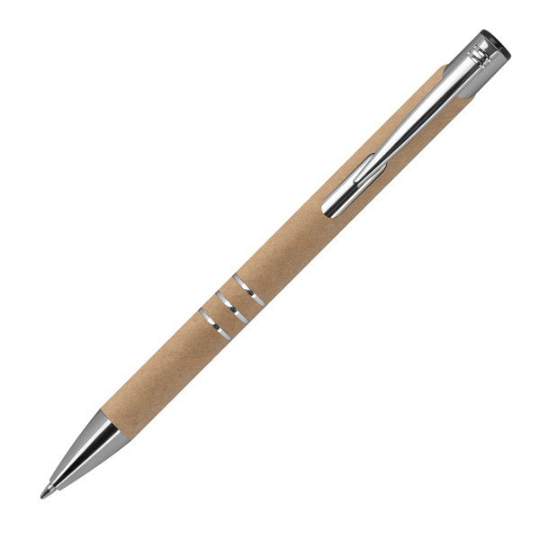 Paper ball pen ILARIA - Silvergrey