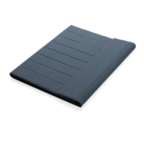 Impact Aware A4 portfolio, recycled polyester - Navy