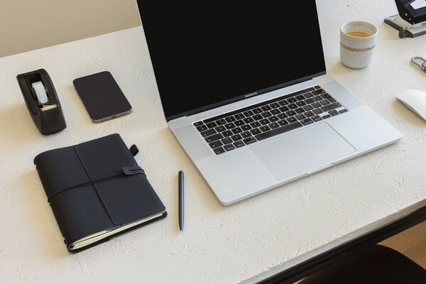 Taccuino 3in1 ricaricabile Daily Notes Binder in PU - Nero