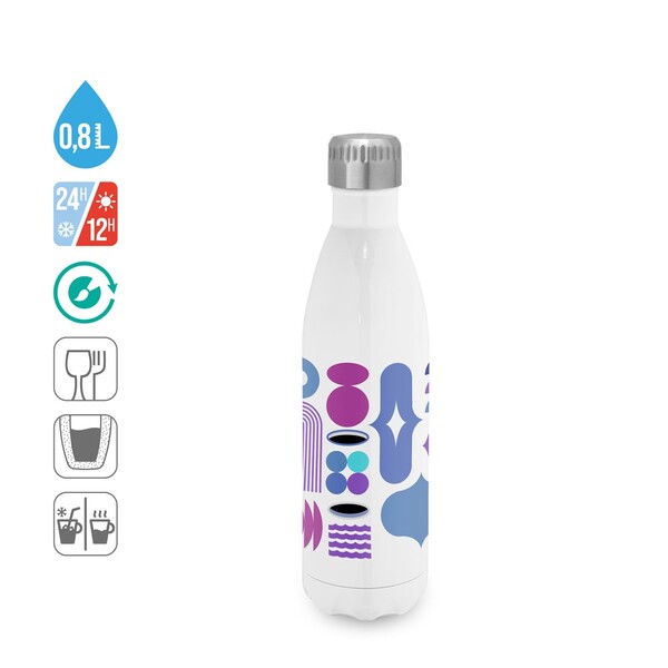AMORTI L. Termo boca od nehrđajućeg čelika za sublimaciju 800 mL