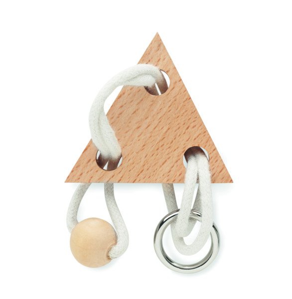 Wooden brain teaser triangle Nerve