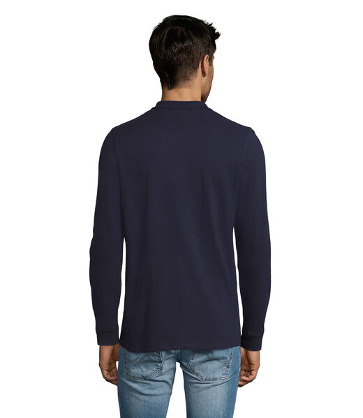PERFECT MEN LSL POLO 180g Perfect Lsl Men - French MarinhoL