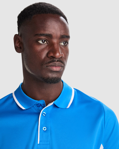 Montmelo Polo Shirt - White/Black / M