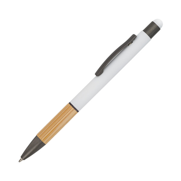 Kanuri aluminum ballpen - White
