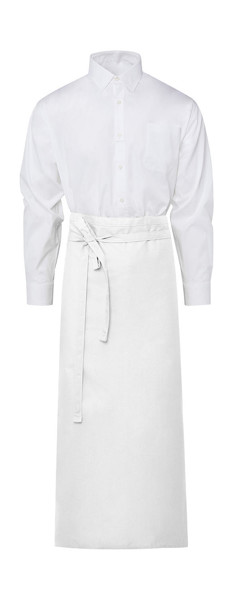 London Long Bistro Apron - White / ONE SIZE