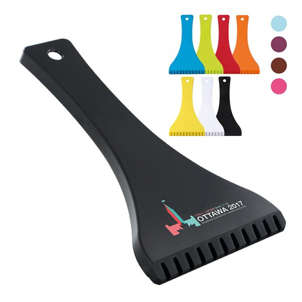 CAR ICE SCRAPER WITH HANDLE - Blanc / Unique