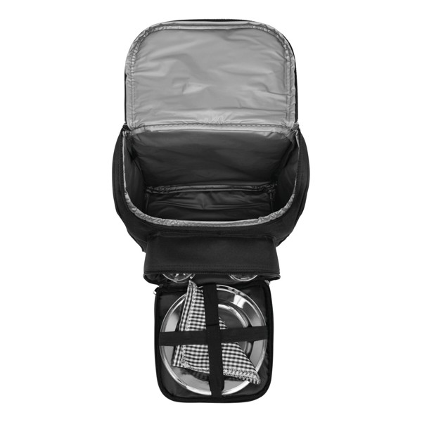 Picnic Backpack Outside For 2 Persons - Black