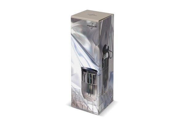 Sagaform Tekla steel bottle chrome (recycled) 500 ml