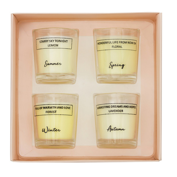 Seasons set of 4 scented candles - Mix
