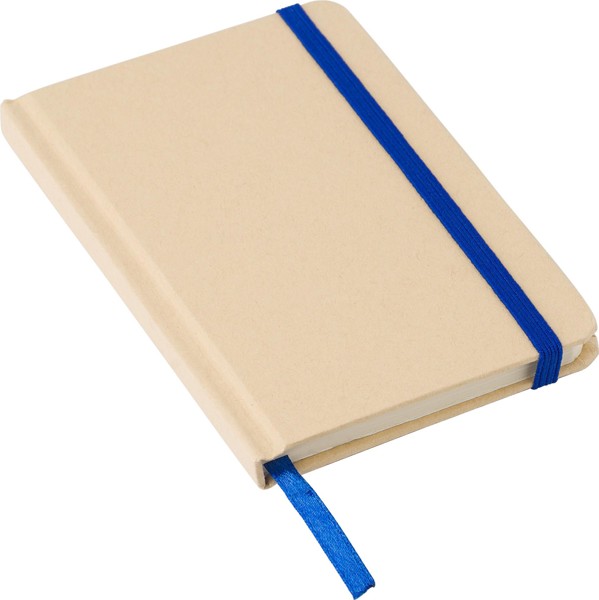 Gerecycled papieren notitieboek (A6) John - wit