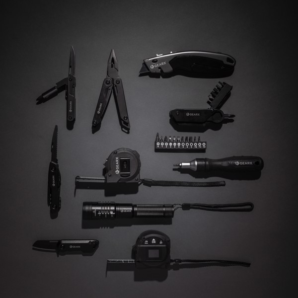 GearX screwdriver set S2 steel, 60-62 HRC bits