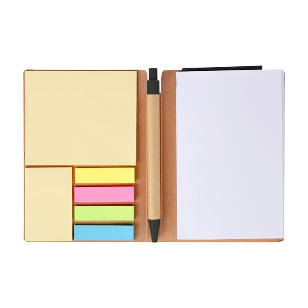 Notebook Quillo | Recycled cardboard | A6 | Blank - black
