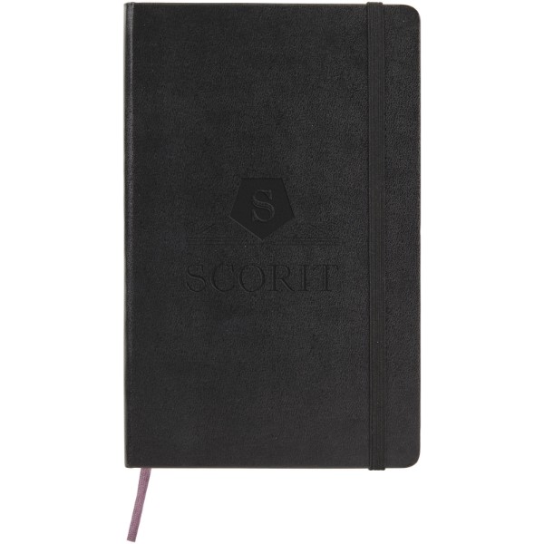 Moleskine Classic L hard cover notebook - ruled - Solid Black