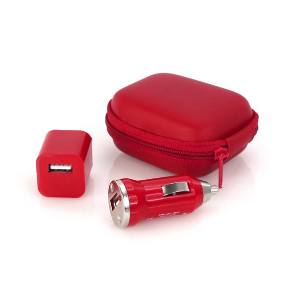 Set Carregador USB Canox - Orange