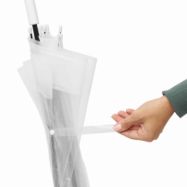 Honeymoon dome umbrella, 830 mm diameter - Transparent / White