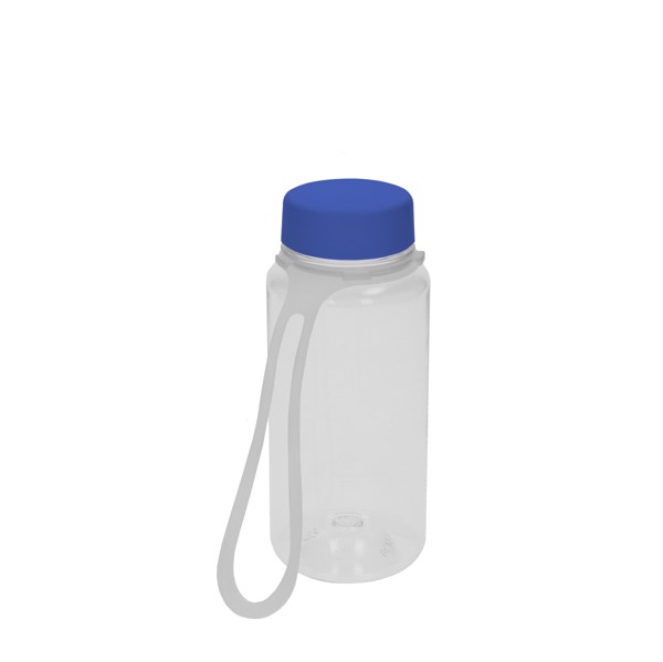 Drink Bottle "Refresh" Incl. Strap, 400 Ml - Transparent / White