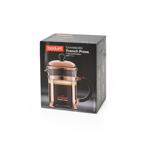 CHAMBORD COPPER 500. Cafetière 500ml