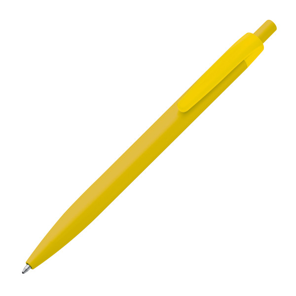 SHIRLEY Plastové guľôčkové pero - Yellow