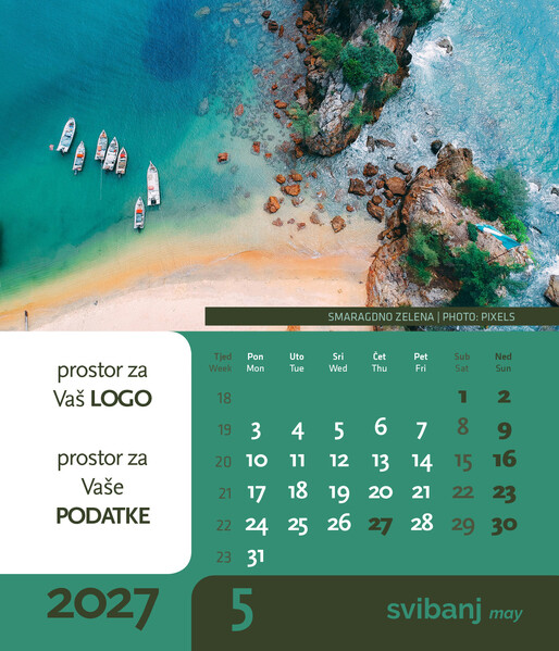 Stolni CD kalendar – Boje