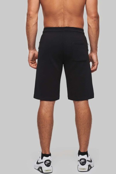Adult Fleece Multisport Bermuda Shorts - Black / M