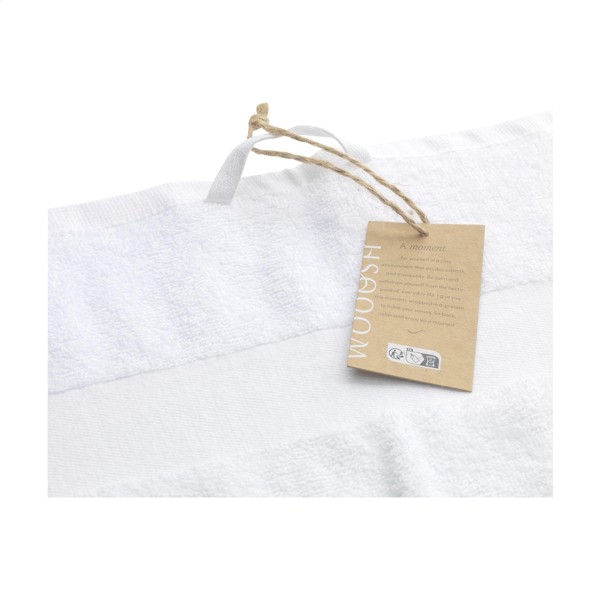Wooosh Towel GRS Recycle Cotton Mix 100x50 cm serviette - Blanc