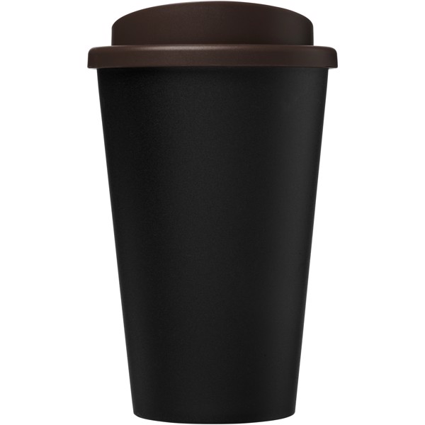 Americano® Eco 350 ml recycled tumbler - Black / Brown