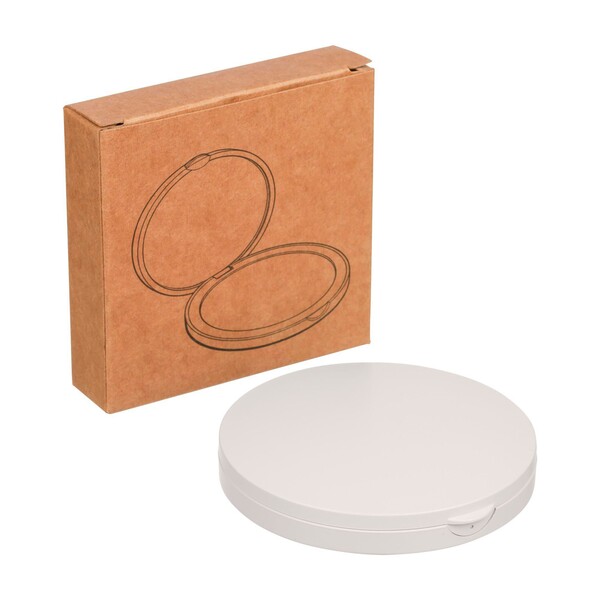 Pocket mirror Mirlo | Recycled - white