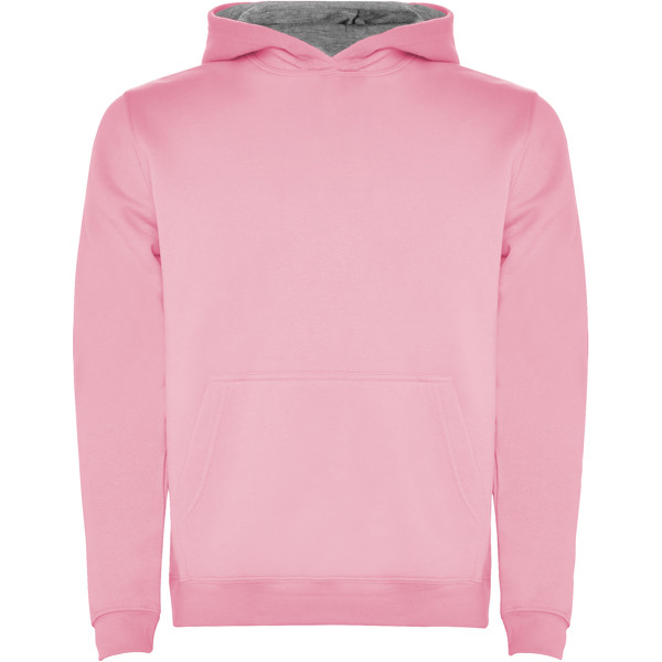 Felpa con cappuccio da bambino Urban Rosa chiaro Marl Grey 9 10