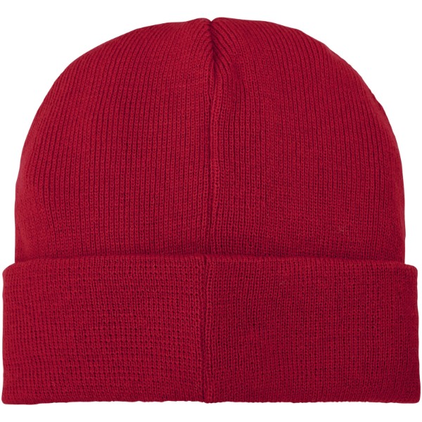 Boreas beanie met patch - Rood