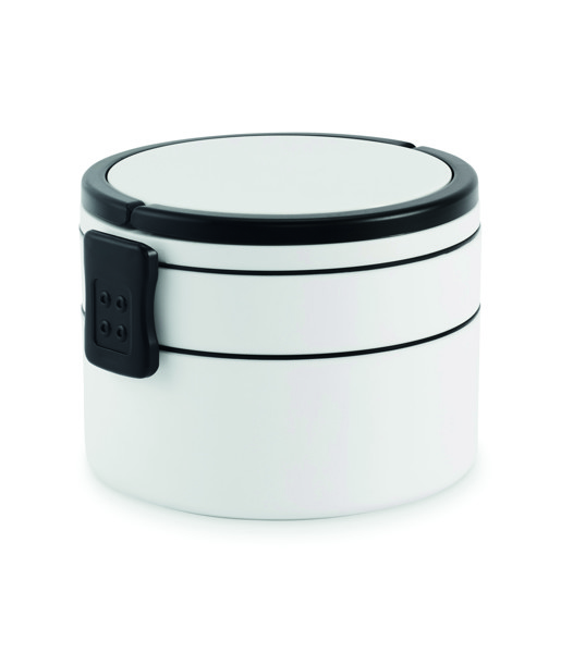 PP two-tier lunch box 950 ml Ensala - White