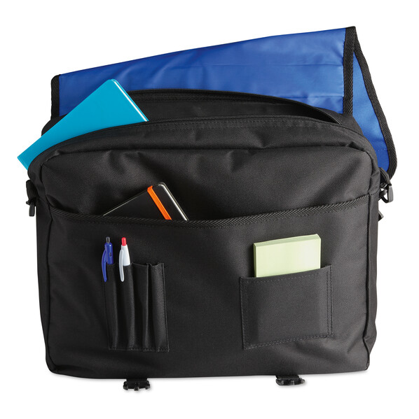 600D polyester document bag Flapa - Royal Blue