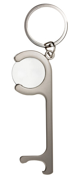 Key Ring MY-CADDY-DISTANCE - matt-silver finish