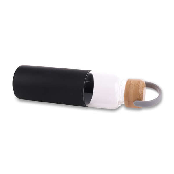 560 ml Refresh glass bottle - Black