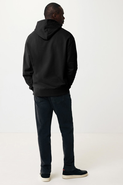 Iqoniq Yoho recycled cotton relaxed hoodie - Black / XXXL