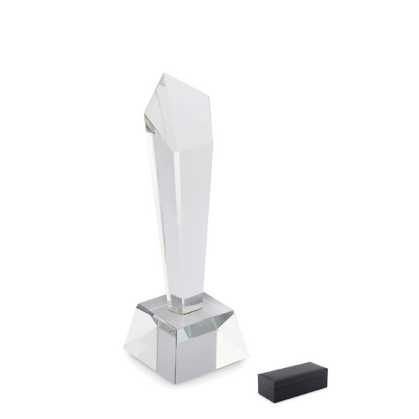 Crystal award in a gift box Diaward