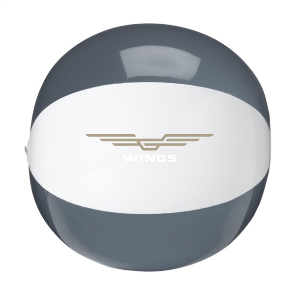 BeachBall Ø 30 cm ballon - blanc/noir
