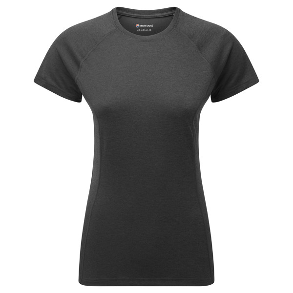Montane Women's Dart T Shirt - BLACK - UK6/EUR34/US2/XXS