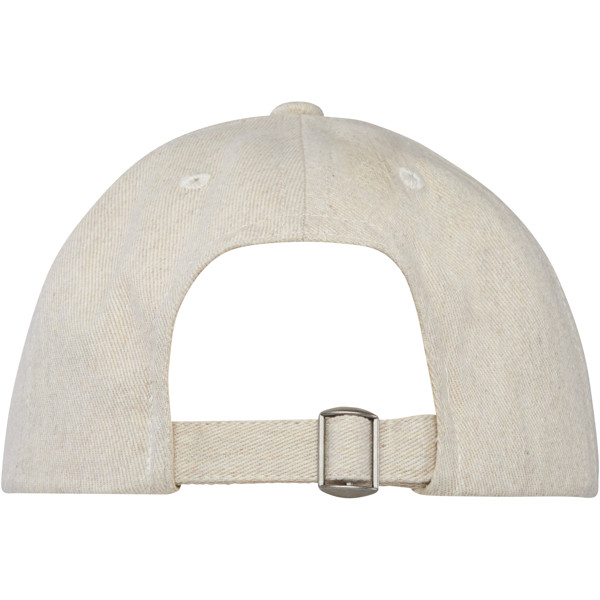 Cappellino in tessuto riciclato Aware™ a 6 pannelli Opal - Oatmeal