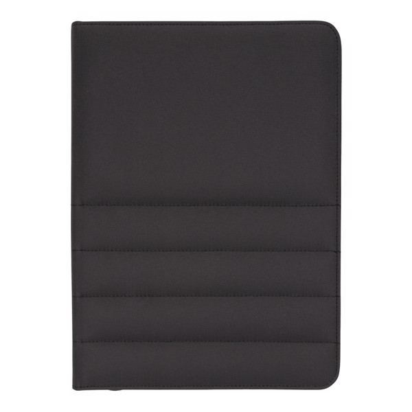 XD Xclusive A4 portfolio, recycled rPET, zipper - Black
