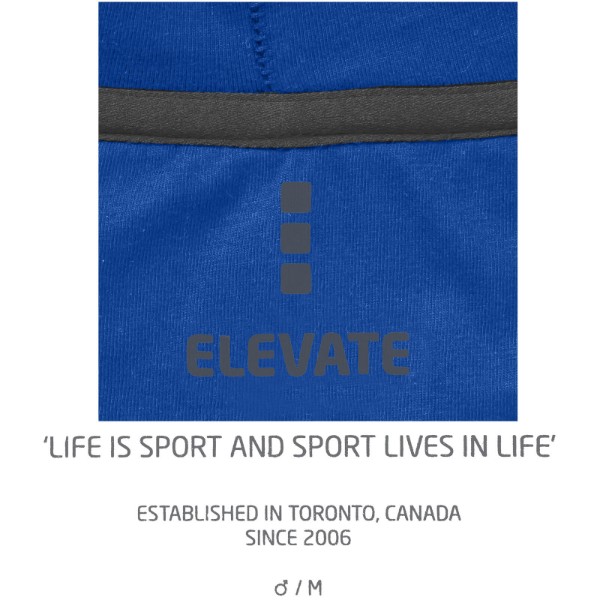 Moški pulover z zadrgo in kapuco Elevate Arora - Modra / XS