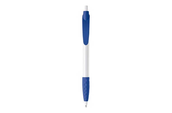 Cosmo ball pen rubber grip HC - White / Royal Blue
