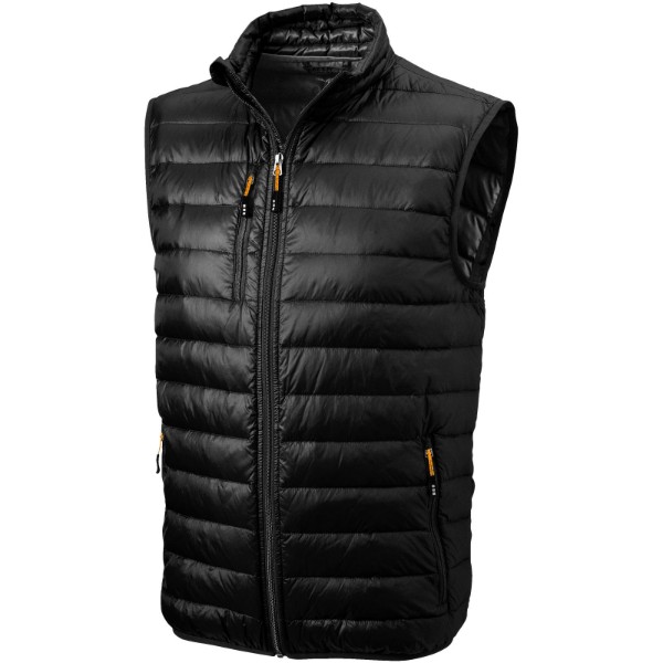 Fairview men's lightweight down bodywarmer - Solid black / M