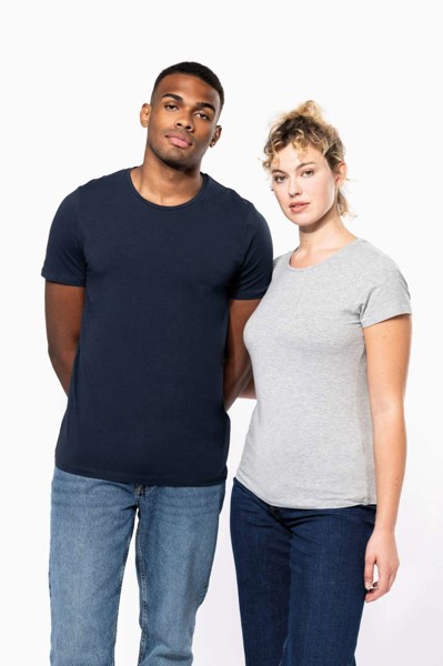 Ladies' Short-Sleeved Crew Neck T-Shirt - White / S