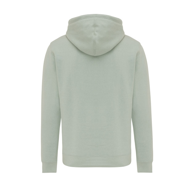 Lehká mikina s kapucí Iqoniq Rila z recykl. bavlny - Iceberg Green / XL