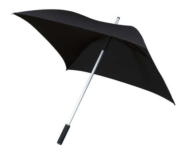 FALCONE - Parapluie compltement carr - Manuel - Impermable au vent -  130 cm - Noir