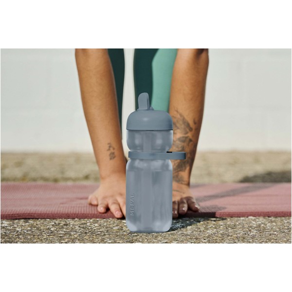 Bouteille de sport mepal de 600 ml avec couvercle rabattable - Bleu