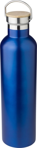 RVS dubbelwandige fles Damien - wit