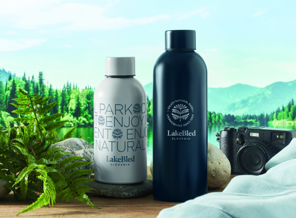 Einwandige Trinkflasche 500 ml Athena Mid - Weiß